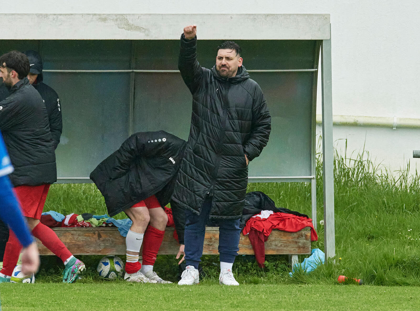  TSV Neckarau-Coach Giovanni Marino und sein Team stehen bei der SKV Sandhofen vor einem 6-Punkte-Spiel. Bild: Berno Nix