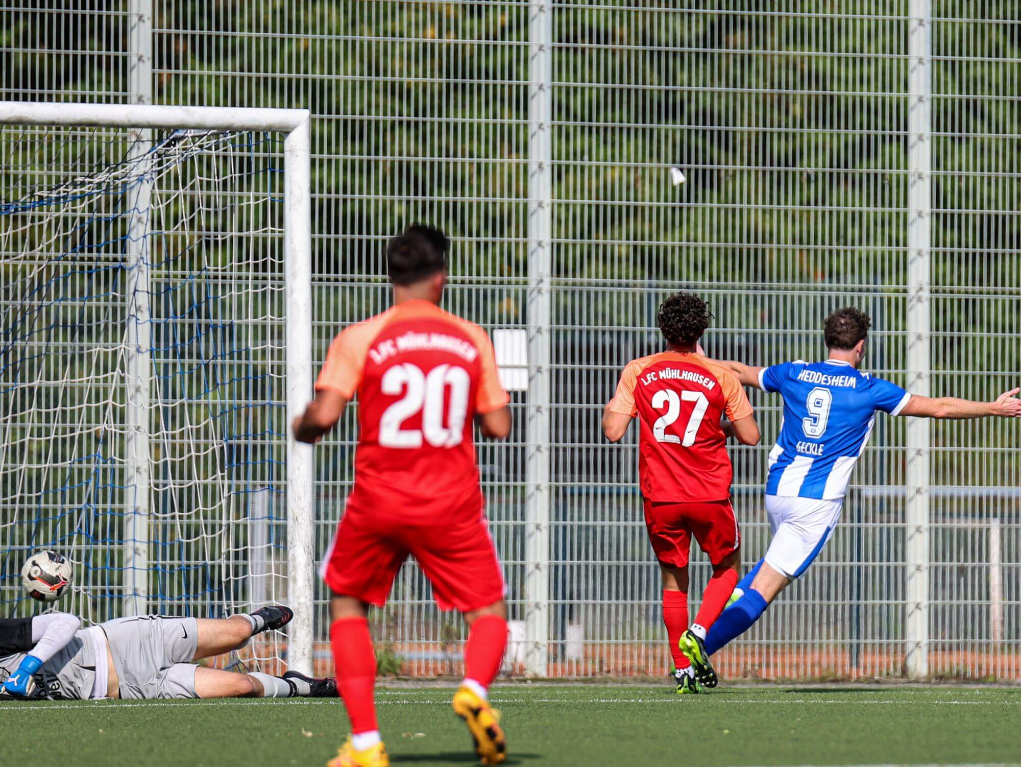 Fortuna Heddesheim bringt Tabellenführer 1. FC Mühlhausen zu Fall ++ 2:1 (1:1)