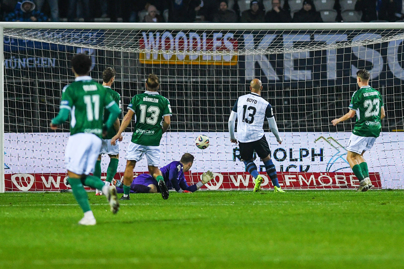 Nicht schön, aber erfolgreich – Der SV Waldhof siegte 3:2 in Schweinfurt