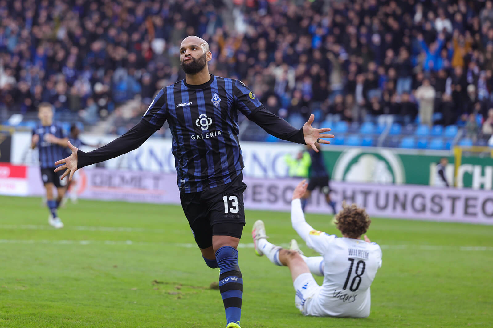 Der Lauf geht weiter – Der SV Waldhof schlägt den 1. FC Saarbrücken mit 2:1 (1:1)