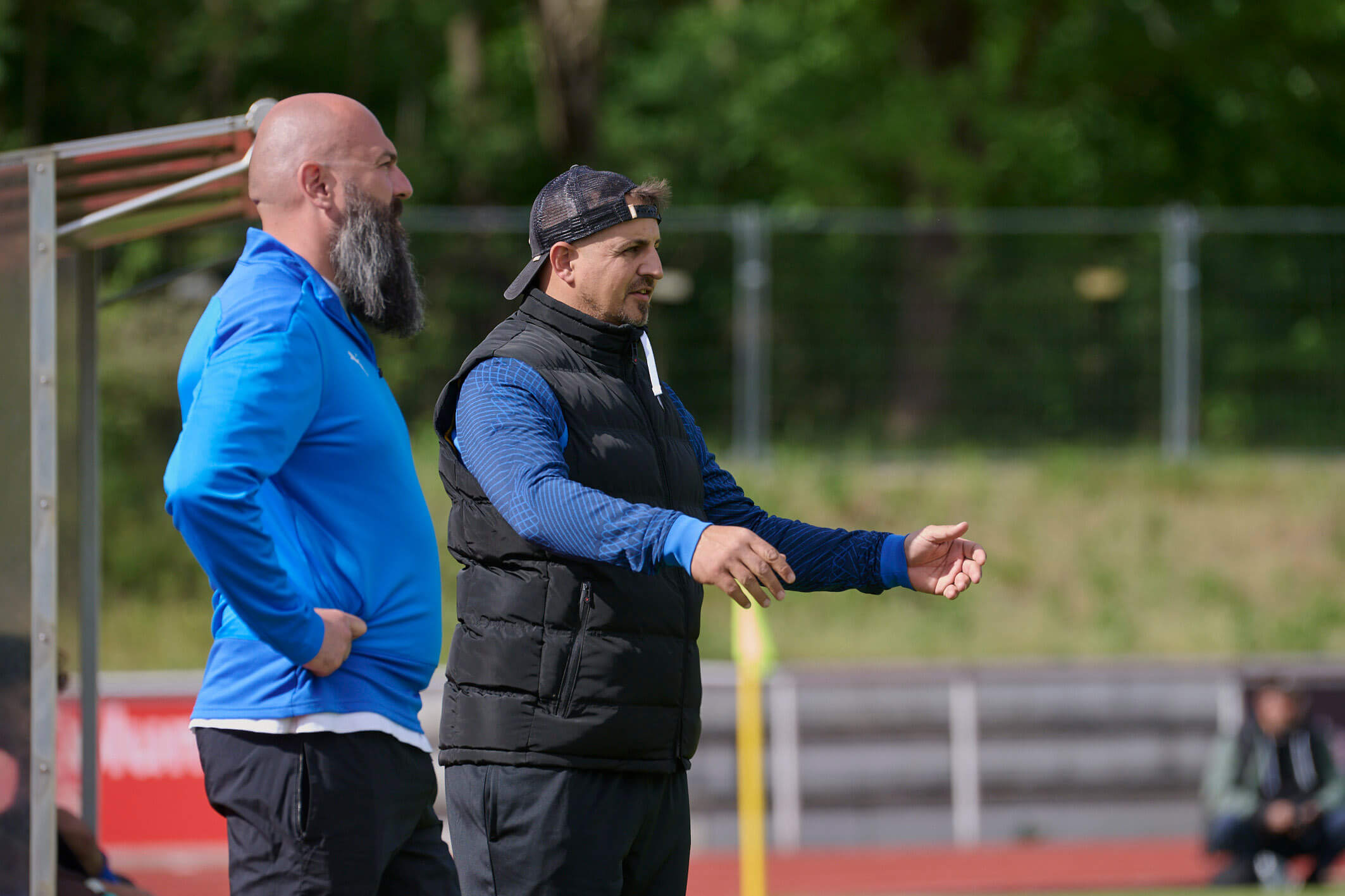 VfL Kurpfalz Neckarau-Coach Marco Annese: „Wir wollten wieder Ruhe in den Verein bringen – das ist uns gelungen.“