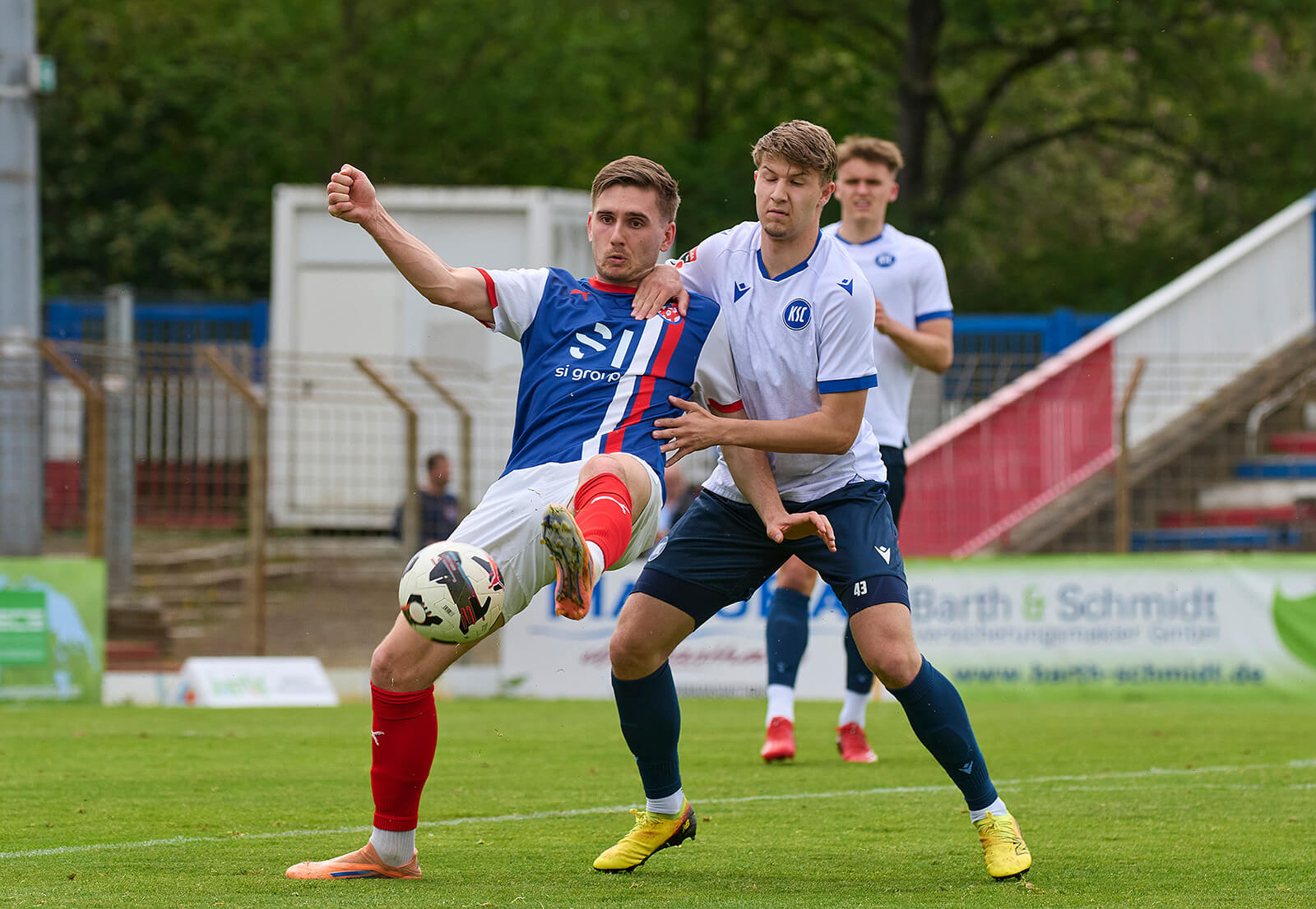 Pander und Thum treffen zum VfR-Sieg ++ 2:0 gegen den Karlsruher SC II