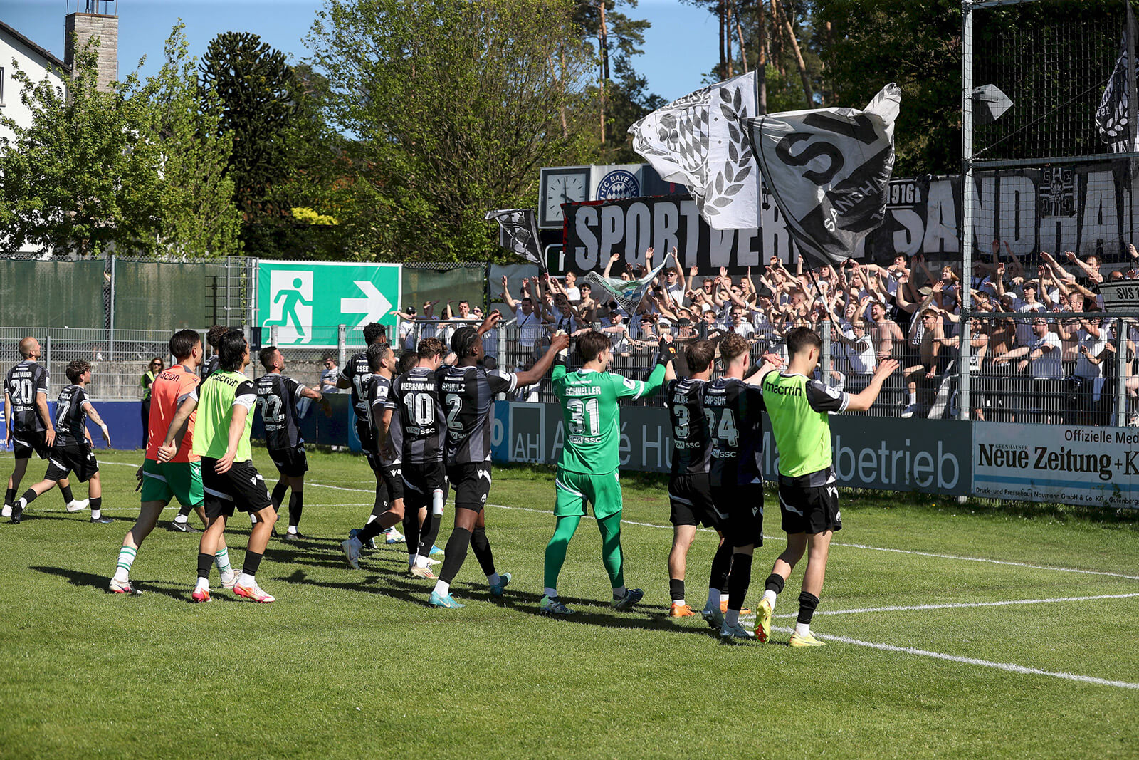 SV Sandhausen baut in Alzenau die Sieges-Serie aus